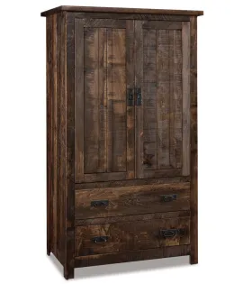 Dumont 2 Drawer 2 Door Armoire