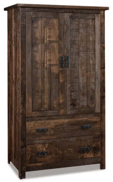 Dumont 2 Drawer 2 Door Armoire