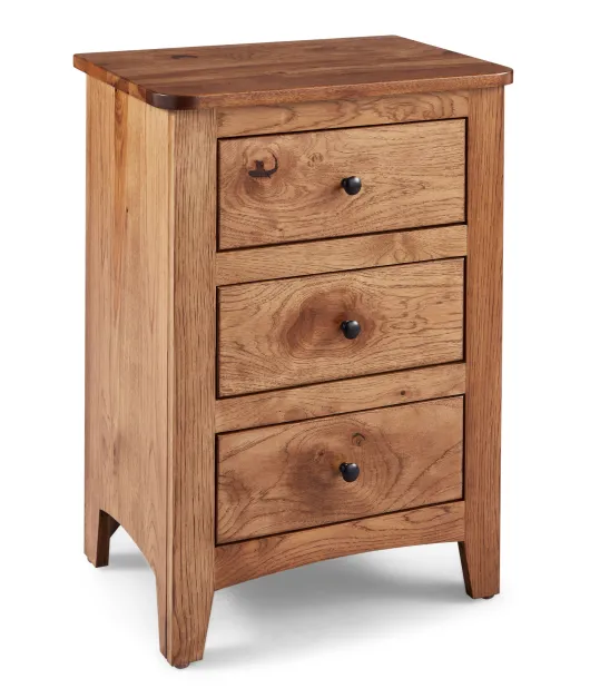 Simplicity Dover 3 Drawer Nightstand