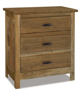 Flush Mission 30&quot; 3 Drawer Nightstand
