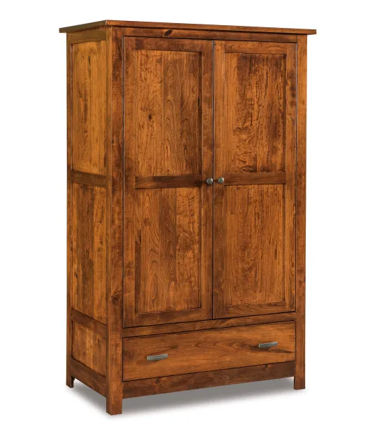 Flush Mission 1 Drawer 2 Door Wardrobe Armoire