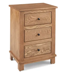 Simplicity Flint 3 Drawer Nightstand