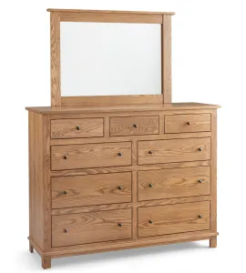 Simplicity Flint 9 Drawer Dresser