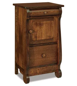 Old Classic Sleigh C-PAP 2 Drawer 1 Door Nightstand