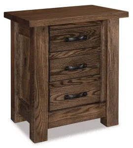Vogen 021 - 3 Drawer Nightstand