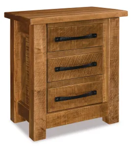 Vogen 029-3 - 3 Drawer Nightstand