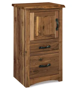 Live Wood C-PAP 2 Drawer 1 Door Nightstand