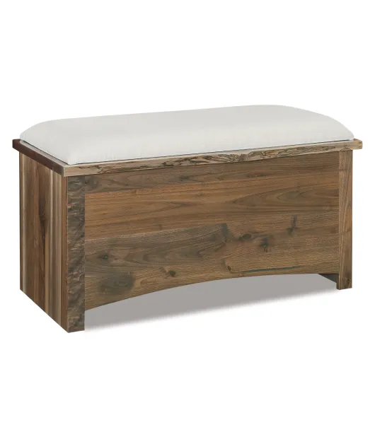 Live Wood Blanket Chest with Cedar Bottom