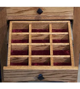 Large Flush Mission Jewelry Armoire