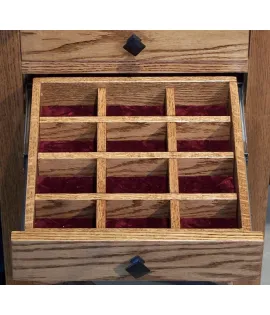 Large Flush Mission Jewelry Armoire