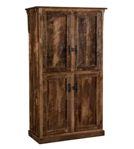Spicy Mission 4 Door Pantry Cabinet
