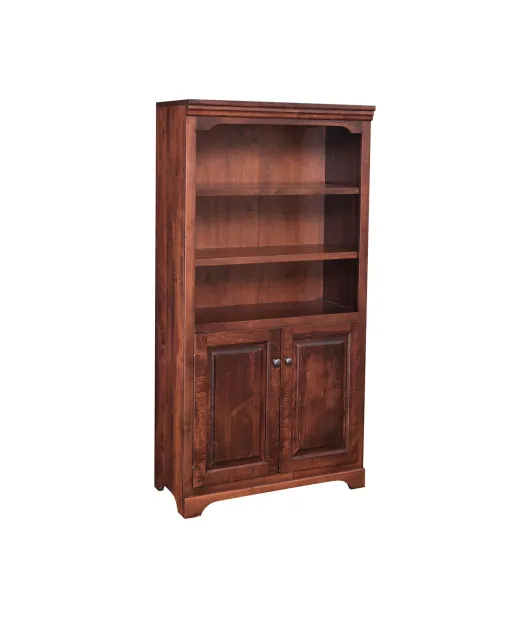 MH Kingston 30" Flush Sides Bookcase with Bottom Doors