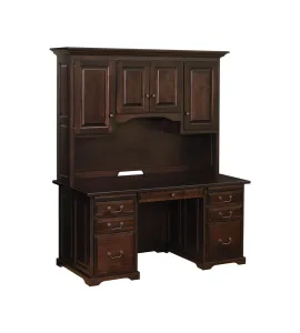 MH 60'' Kingston Executive Desk with Hutch A