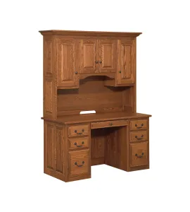 MH 60'' Kingston Executive Desk with Hutch B
