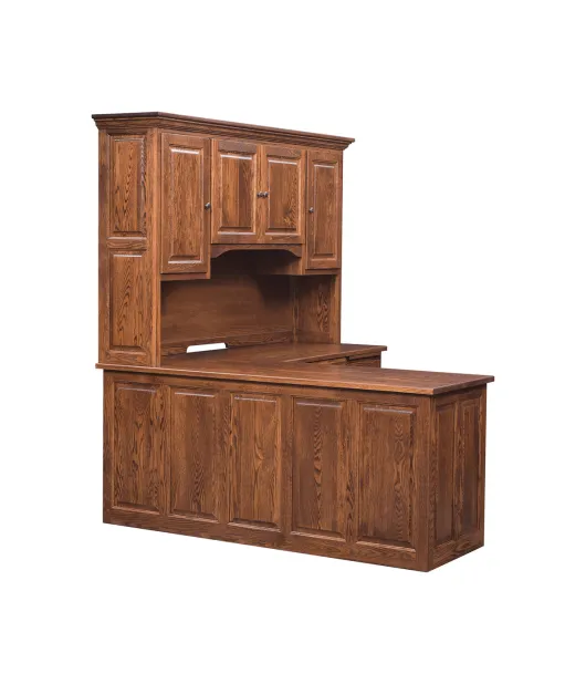 MH Kingston L Corner Desk with Hutch