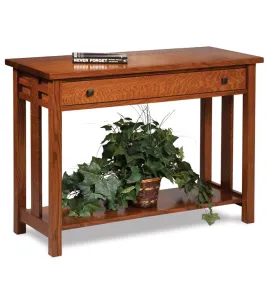 Kascade Open Sofa Table with Drawer