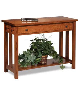 Kascade Open Sofa Table with Drawer