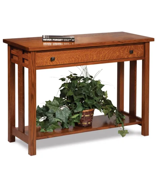 Kascade Open Sofa Table with Drawer