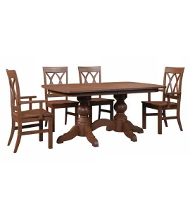 Kowan Double Pedestal Dining Table