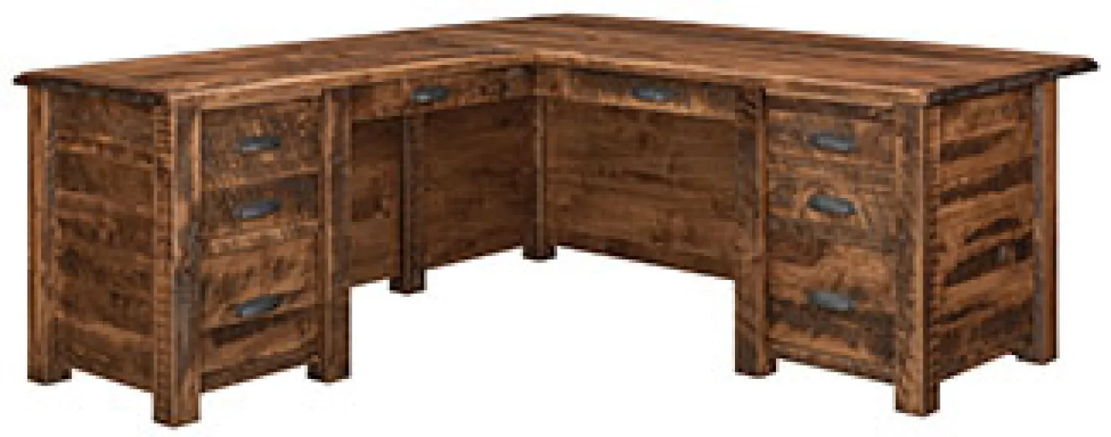 El Paso L Shaped Desk - QUICK SHIP
