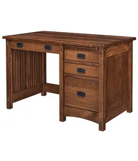 Signature Mission Single Pedestal Desk