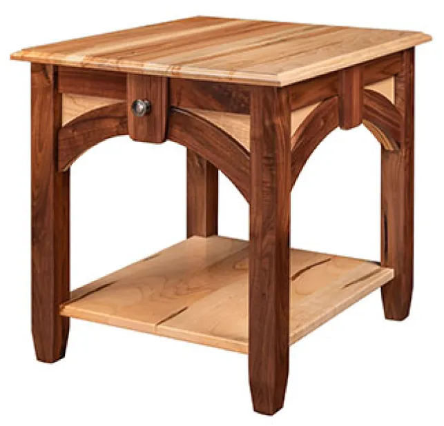 Kensing End Table (2 Wood Combination) - QUICK SHIP