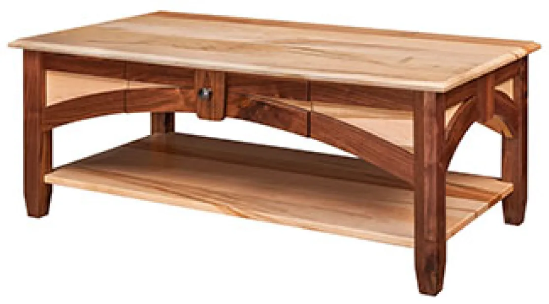 Kensing Coffee Table (2 Wood Combination) - QUICK SHIP