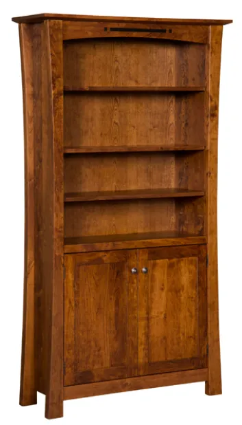 Arts & Crafts 72" Bookcase with Doors