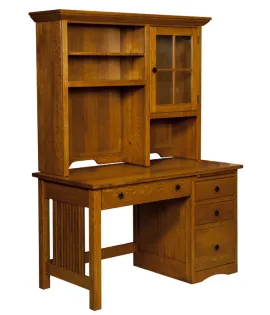 Mission Jr. Computer Desk with Drawer Pedestal