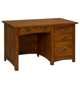 Oakwood Single Pedestal Desk