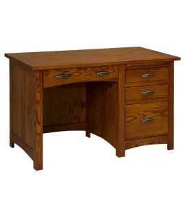 Oakwood Single Pedestal Desk