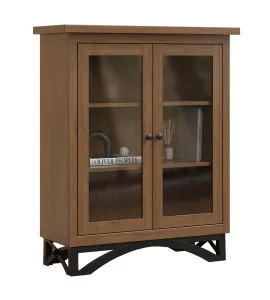Weston Bookcase with Full Length Glass Doors