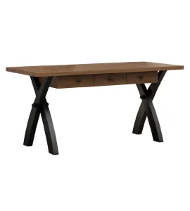 Weston Open Desk with Drawers