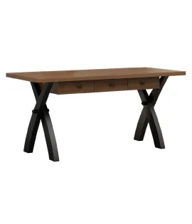 Weston Open Desk with Drawers