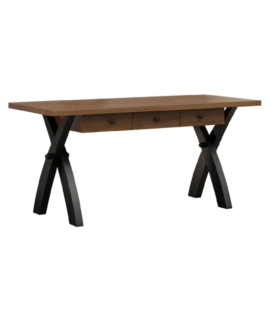 Weston Open Desk with Drawers