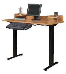 Adona Adjustable Standing Desk with Topper