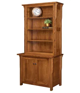 Boston 2 Door Credenza with Hutch