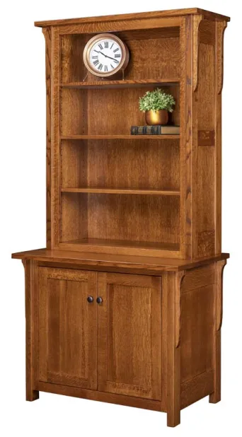 Boston 2 Door Credenza with Hutch
