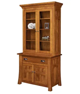 Bridgefort 1 Drawer 2 Door Credenza with Hutch