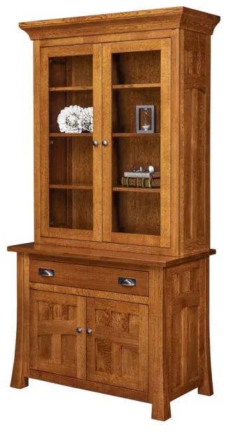 Bridgefort 1 Drawer 2 Door Credenza with Hutch