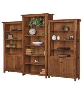 Boston 3 Piece Bookcase Set