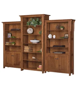 Boston 3 Piece Bookcase Set