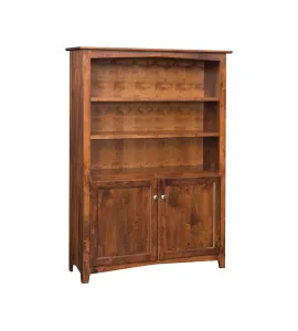 Linwood Bookcase with Bottom Doors
