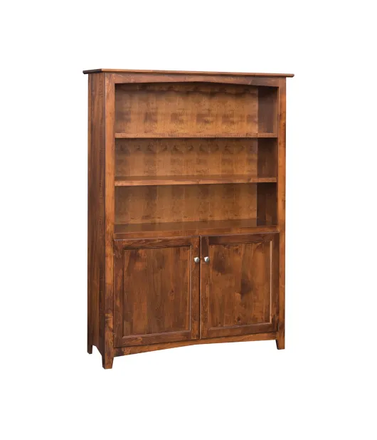 Linwood Bookcase with Bottom Doors