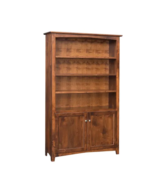 Linwood Bookcase with Bottom Doors