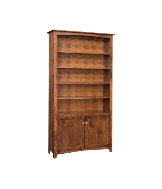 Linwood Bookcase with Bottom Doors