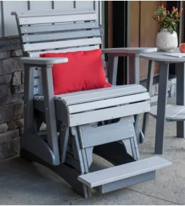 2' Plain Poly Vinyl Balcony Glider