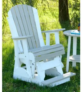 2' Adirondack Poly Vinyl Balcony Glider