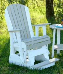 2' Adirondack Poly Vinyl Balcony Glider
