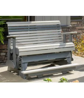 4' Plain Poly Vinyl Balcony Glider